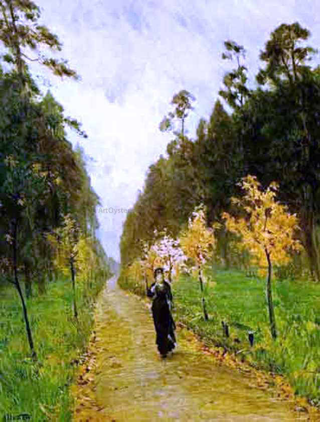  Isaac Ilich Levitan Autumn day, Sokolniki - Canvas Print