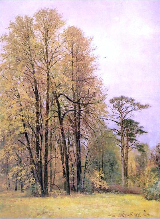  Ivan Ivanovich Shishkin Autumn - Canvas Print