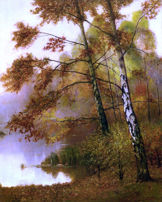  Ernest Parton Autumn in Connecticut - Canvas Print