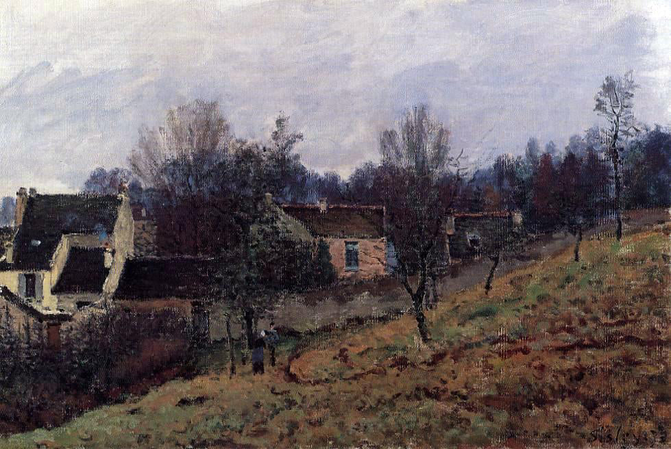  Alfred Sisley Autumn in Louveciennes - Canvas Print