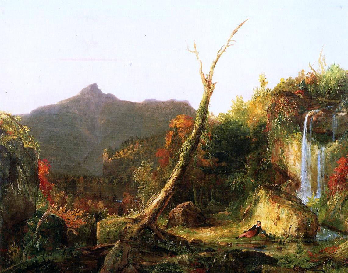  Thomas Cole Autumn Landscape (also known as Mount Chocorua) - Canvas Print