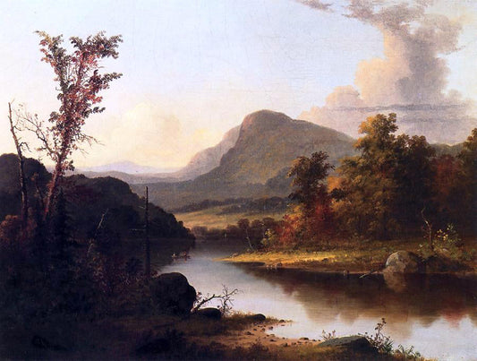  George Henry Durrie Autumn Landscape - Canvas Print
