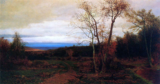  Jervis McEntee Autumn Landscape - Canvas Print