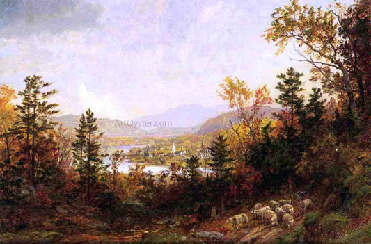  Jasper Francis Cropsey Autumn on the Hudson - Canvas Print