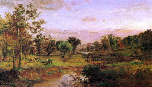  Jasper Francis Cropsey Autumn Pastoral - Canvas Print