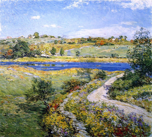  Willard Leroy Metcalf Autumn Roadside - Canvas Print