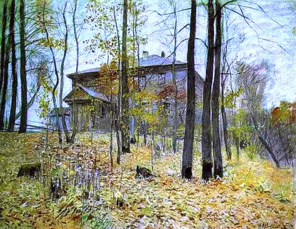  Isaac Ilich Levitan Autumn. The Manor - Canvas Print