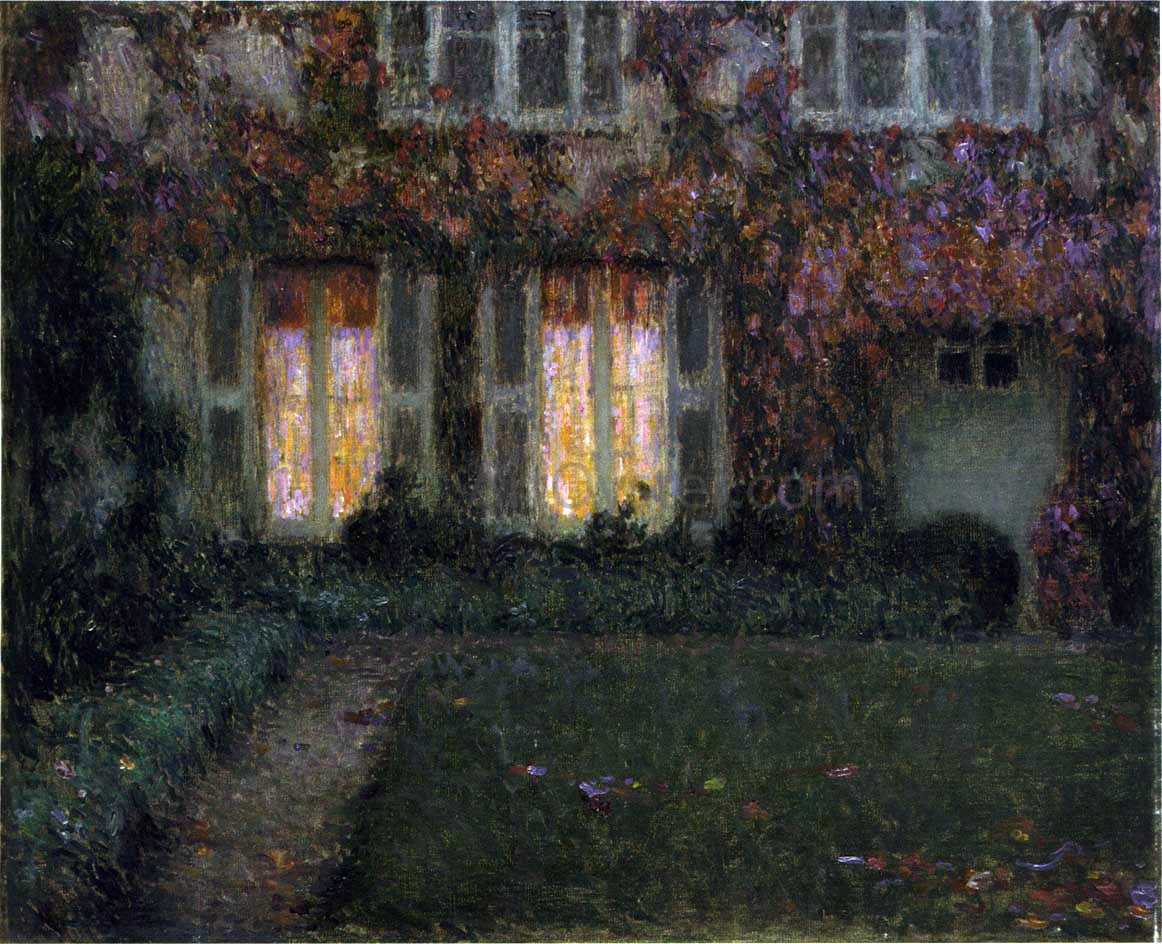  Henri Le Sidaner Autumn Twilight - Canvas Print