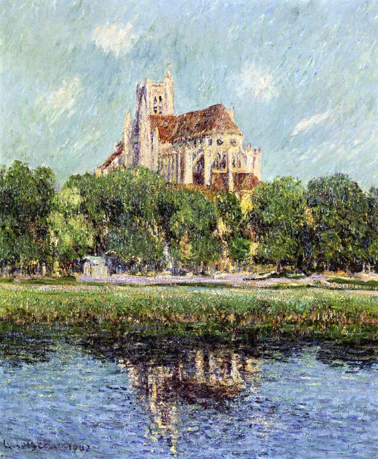  Gustave Loiseau Auxerre Cathedral - Canvas Print