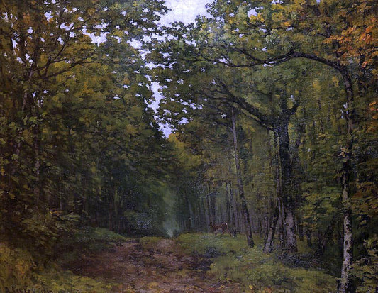  Alfred Sisley Avenue of Chestnut Trees near La Celle-Saint-Cloud - Canvas Print