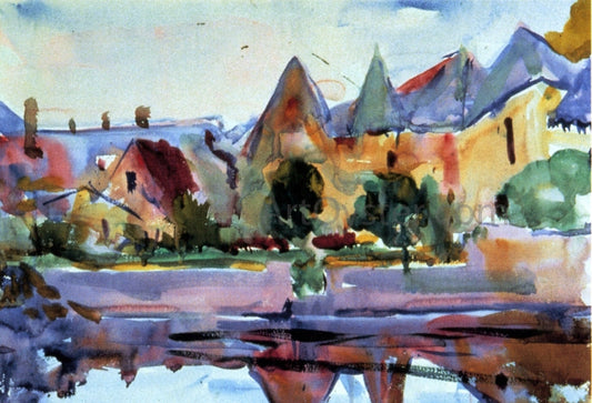  Charles Webster Hawthorne Azay-le-Rideau - Canvas Print