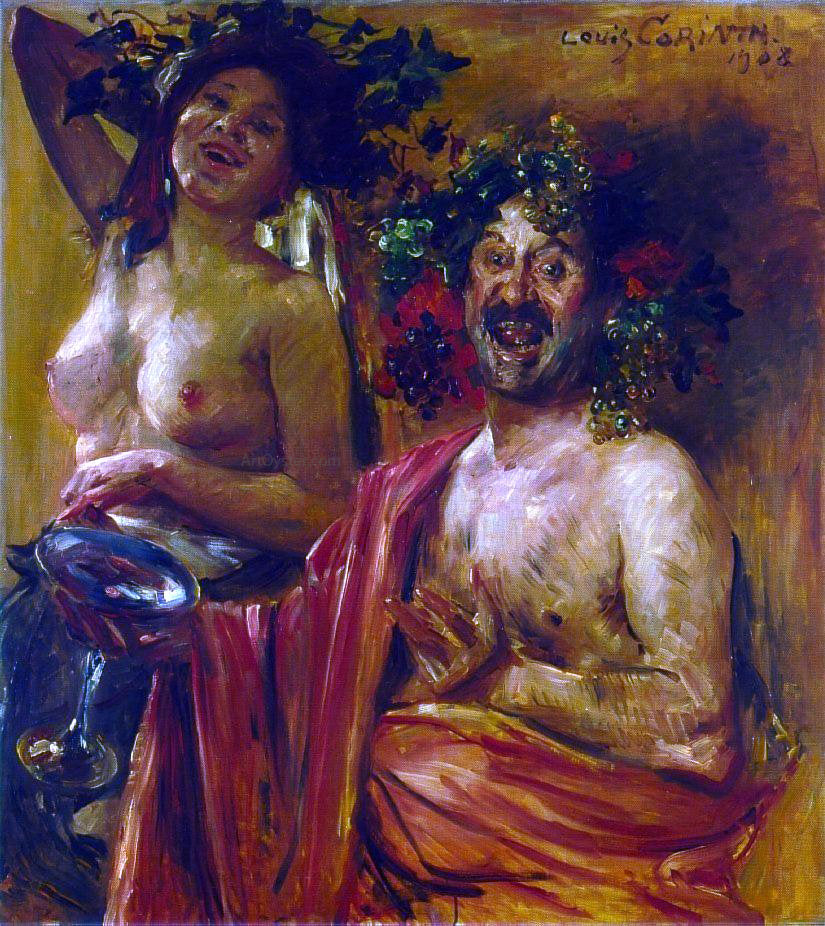  Lovis Corinth Bacchantenpaar - Canvas Print