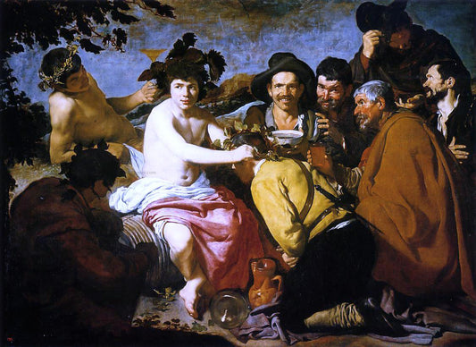  Diego Velazquez Bacchus aka "The Drunken" - Canvas Print