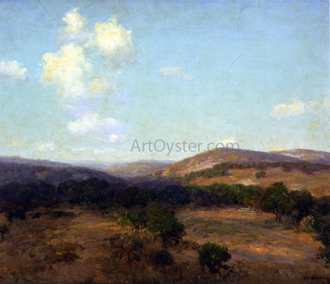  Julian Onderdonk Bandera Hills - Canvas Print