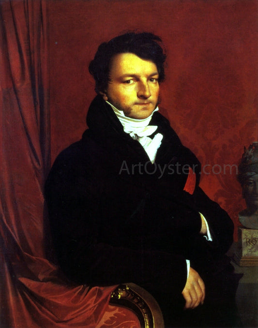  Jean-Auguste-Dominique Ingres Baron Jacques Marquet de Montbreton de Norvins - Canvas Print