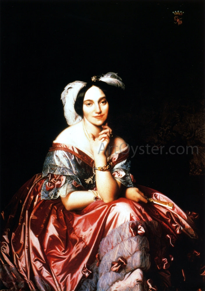  Jean-Auguste-Dominique Ingres Baronesss Betty de Rothschild - Canvas Print