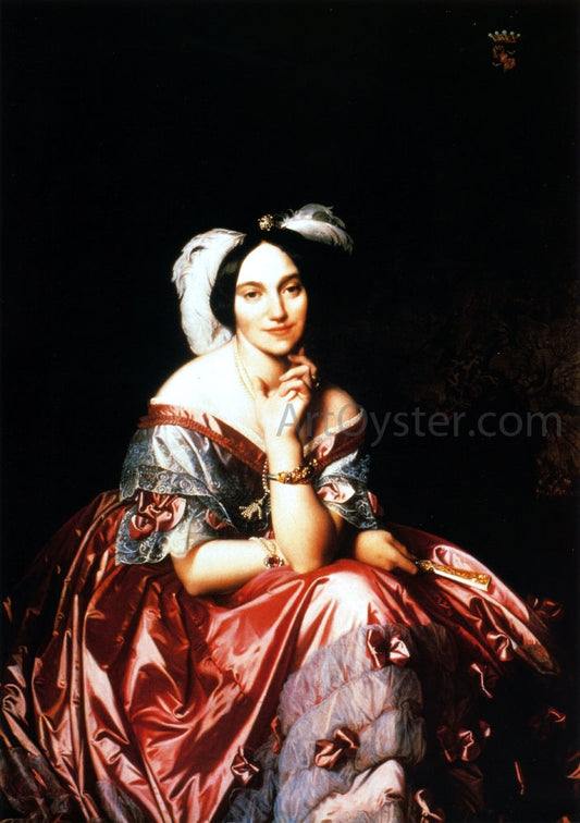  Jean-Auguste-Dominique Ingres Baronesss Betty de Rothschild - Canvas Print