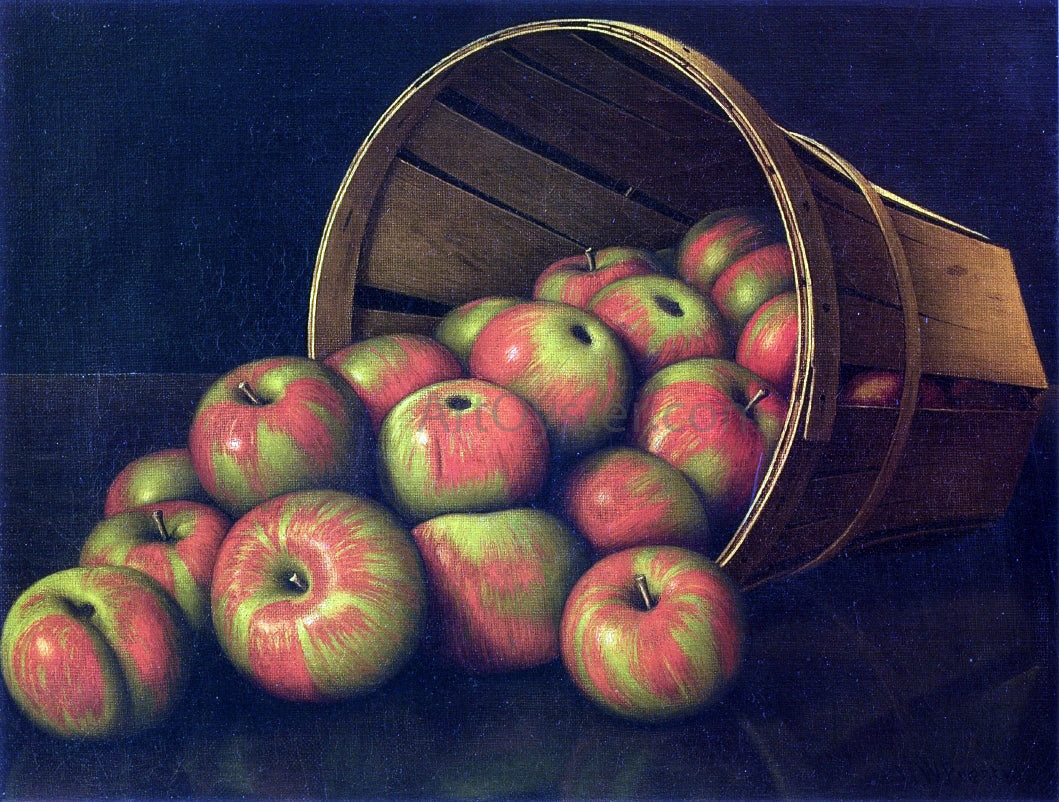  Levi Wells Prentice Basket of Apples - Canvas Print