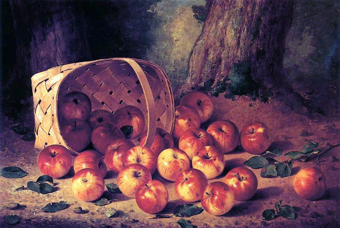  Bryant Chapin Basket of Apples - Canvas Print