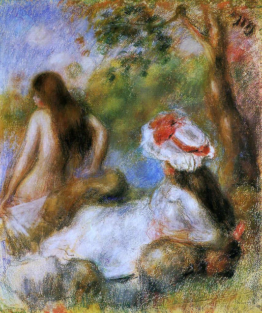  Pierre Auguste Renoir Bathers - Canvas Print