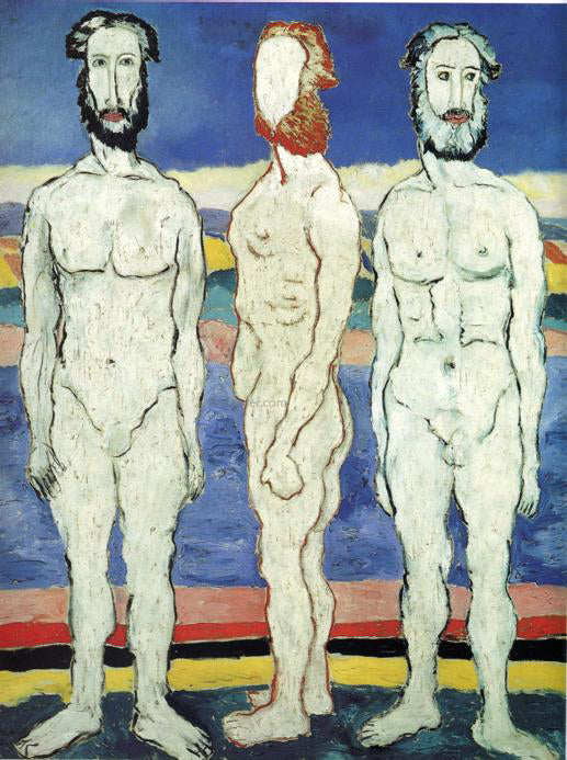  Kazimir Malevich Bathers - Canvas Print