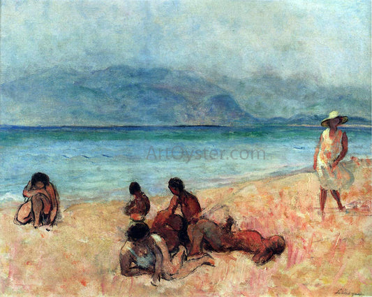  Henri Lebasque Bathers at Saint Tropez - Canvas Print