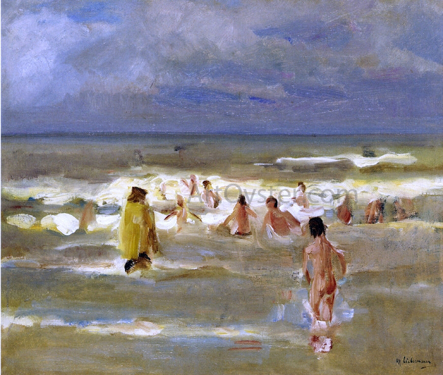  Max Liebermann Bathing Boys - Canvas Print