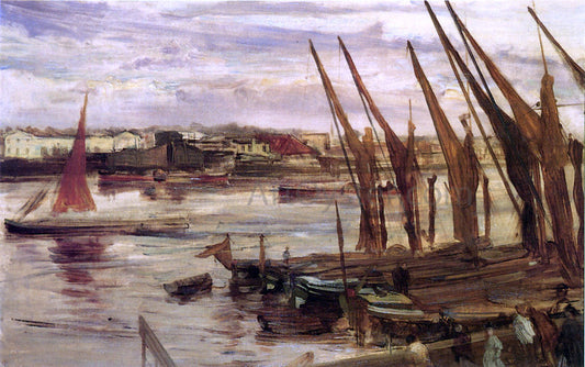  James McNeill Whistler Battersea Reach - Canvas Print