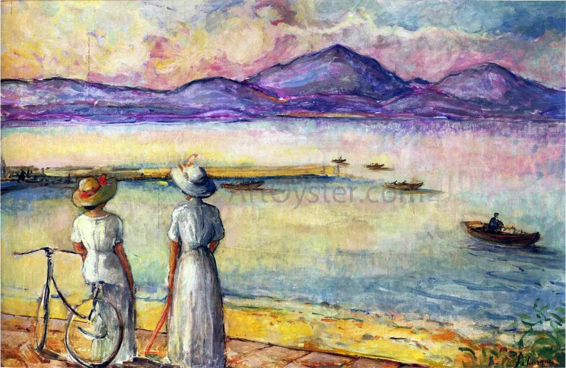  Henri Lebasque Bay at St Tropez - Canvas Print