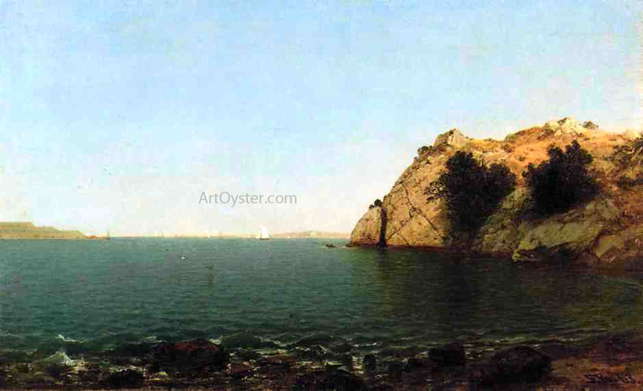  John Frederick Kensett Bay of Newport - Canvas Print