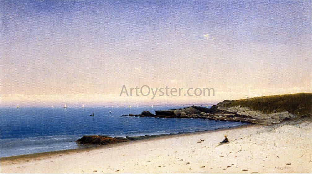  James Augustus Suydam Beach at Newport, Rhode Island - Canvas Print