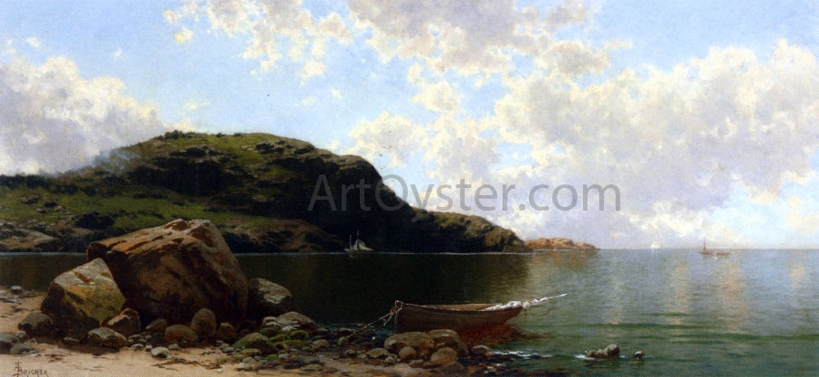  Alfred Thompson Bricher Beach Scene - Canvas Print