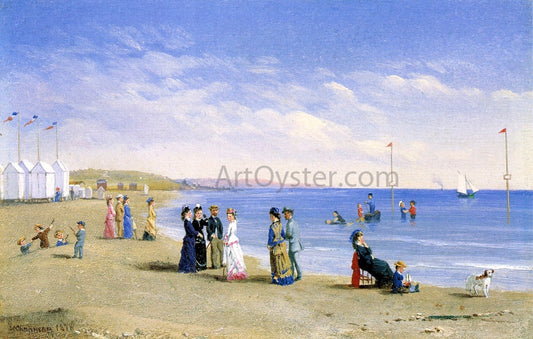  Conrad Wise Chapman Beach Scene, Trouville-sur-Mer - Canvas Print