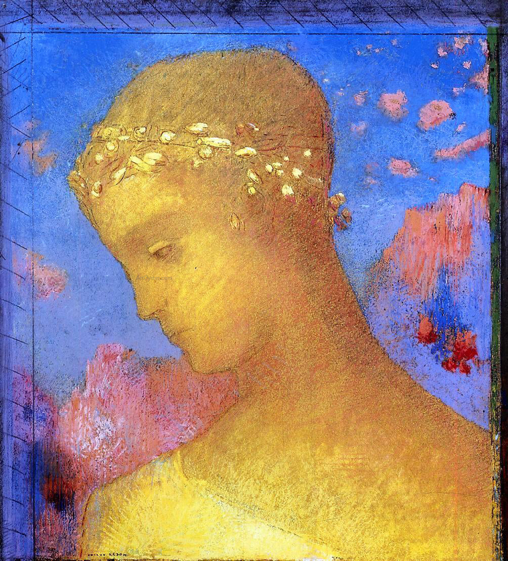  Odilon Redon Beatrice - Canvas Print