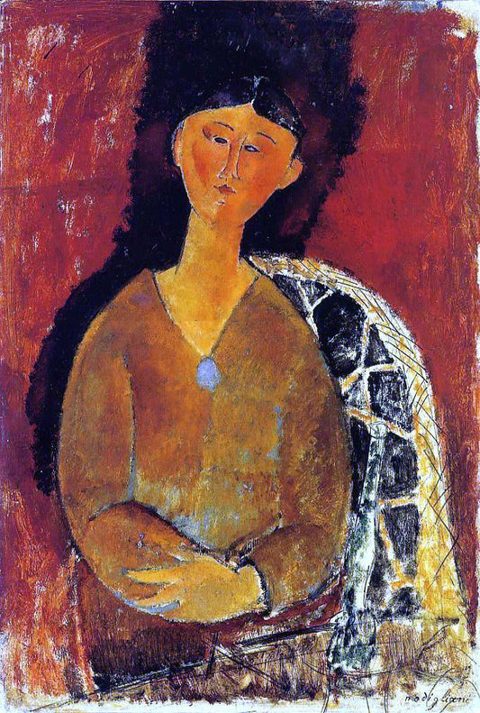  Amedeo Modigliani Beatrice Hastings, Seated - Canvas Print