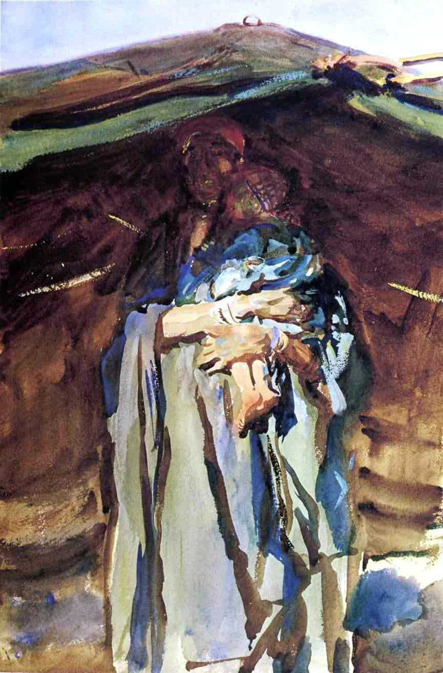  John Singer Sargent Bedouin Mother - Canvas Print