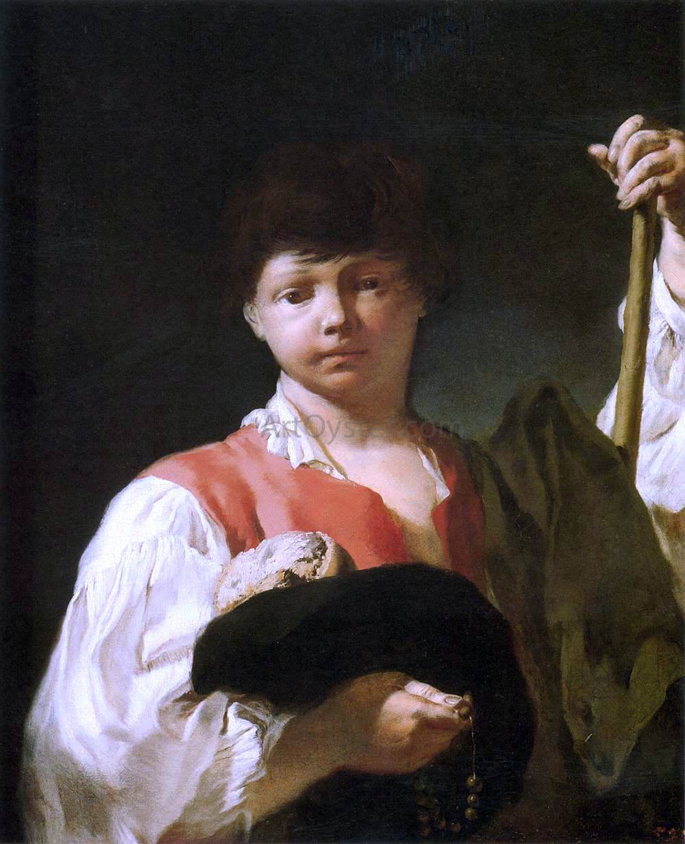  Giovanni Battista Piazzetta Beggar Boy - Canvas Print