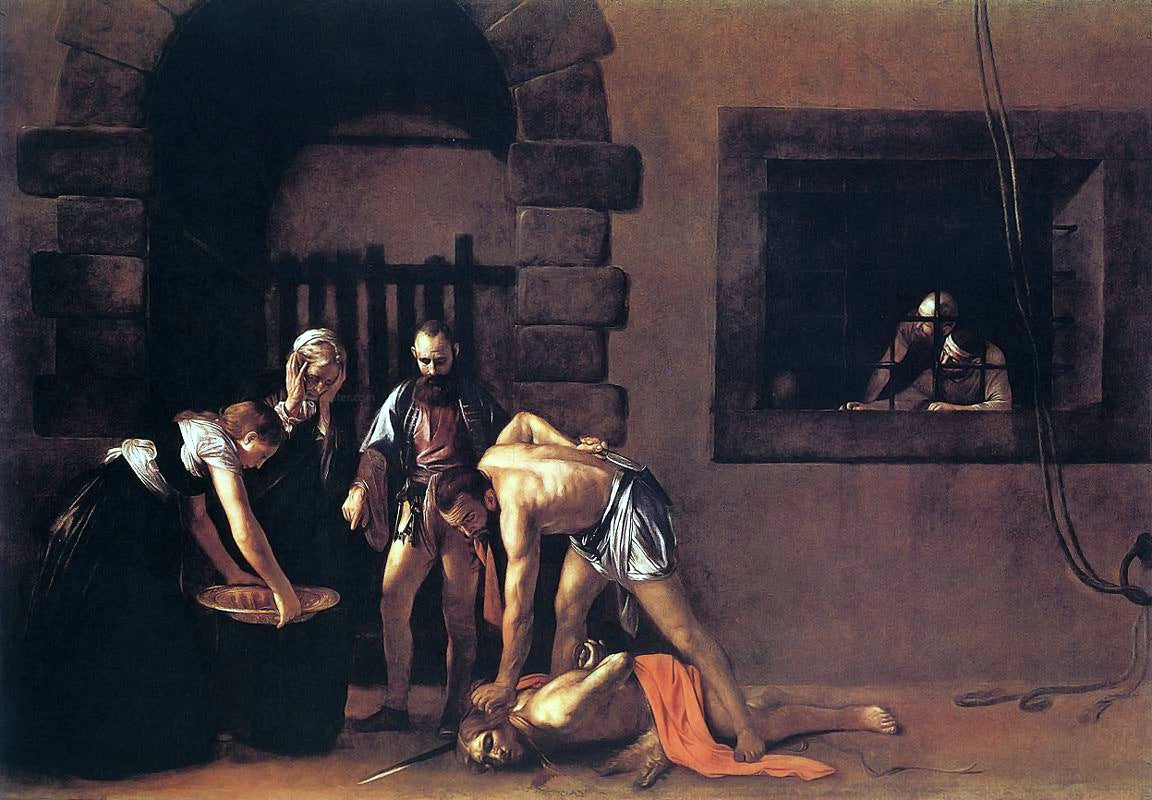  Caravaggio Beheading of Saint John the Baptist - Canvas Print