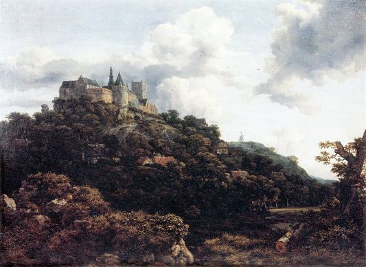  Jacob Van Ruisdael Bentheim Castle - Canvas Print