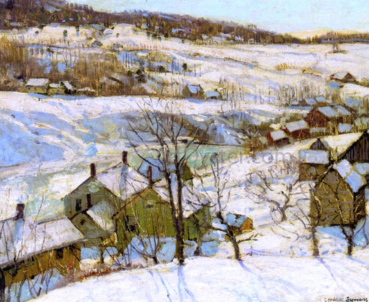  George Gardner Symons Berkshire Hills, Winter - Canvas Print
