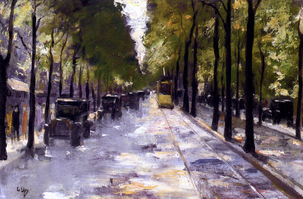  Lessur Ury Berlin Street - Canvas Print