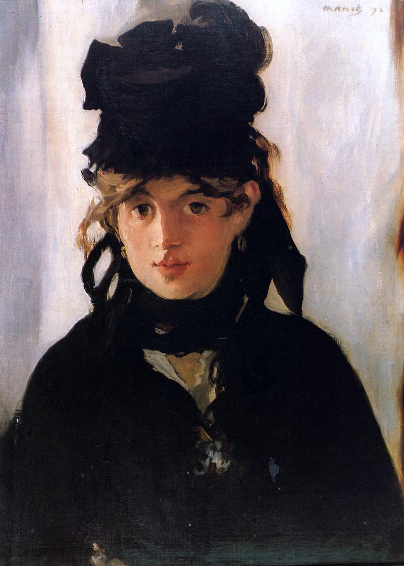  Edouard Manet Berthe Morisot with a Bouquet of Violets - Canvas Print