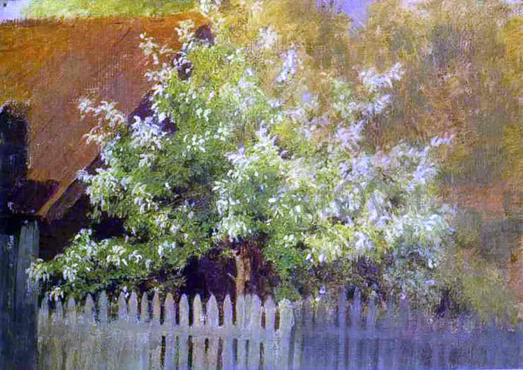  Isaac Ilich Levitan Bird-Cherry Tree - Canvas Print