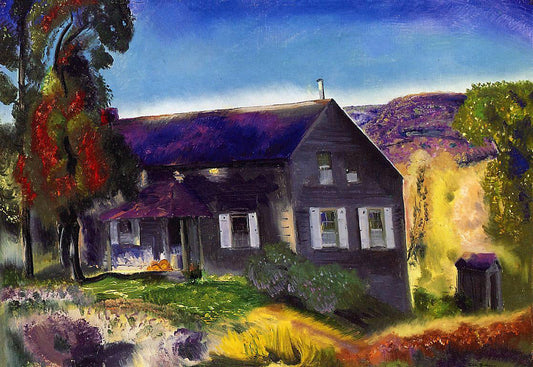  George Wesley Bellows Black House - Canvas Print