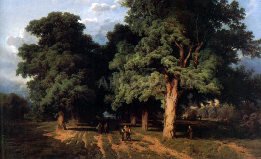 August Schaeffer Von Wienwald Blick auf die Lindenallee und Festung von Kufstein - Canvas Print