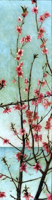  Charles Caryl Coleman Blossoming Pink Branches - Canvas Print