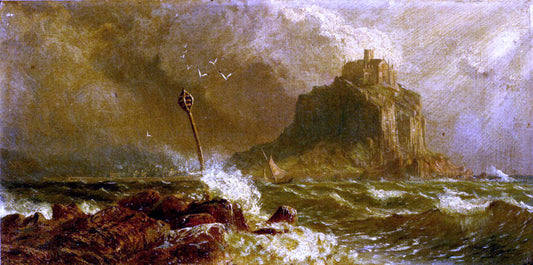  John Mogford Blowing Fresh-Mounts Bay, Cornwall - Canvas Print