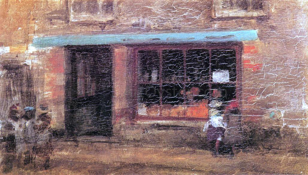  James McNeill Whistler Blue and Orange: The Sweet Shop - Canvas Print