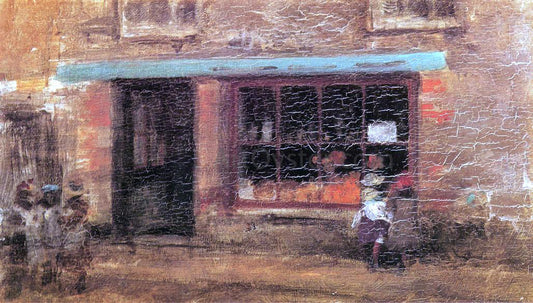  James McNeill Whistler Blue and Orange: The Sweet Shop - Canvas Print