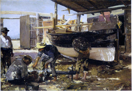  Joaquin Sorolla Y Bastida Boat Builders - Canvas Print